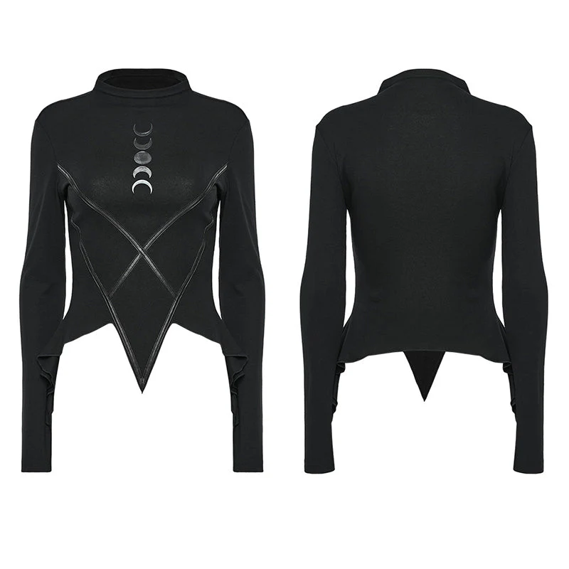WT-803TCF GOTH Daily Irregular T-shirt - Image 4