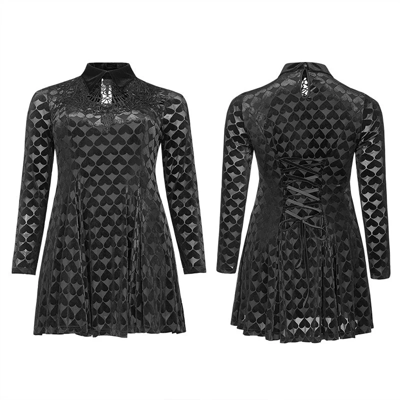 DQ-542LQF Goth dark night vines dress - Image 4