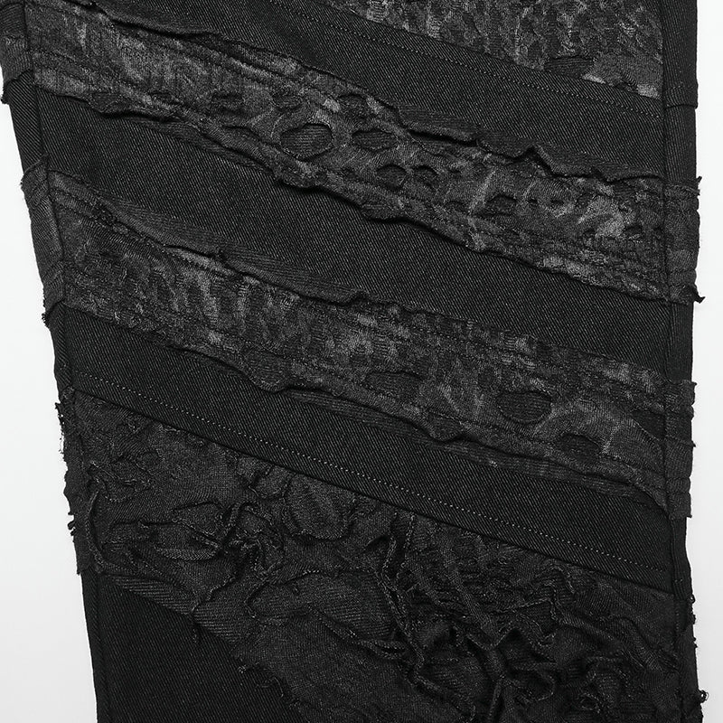WK-561XCM Goth distressed streetwear pants - Image 5
