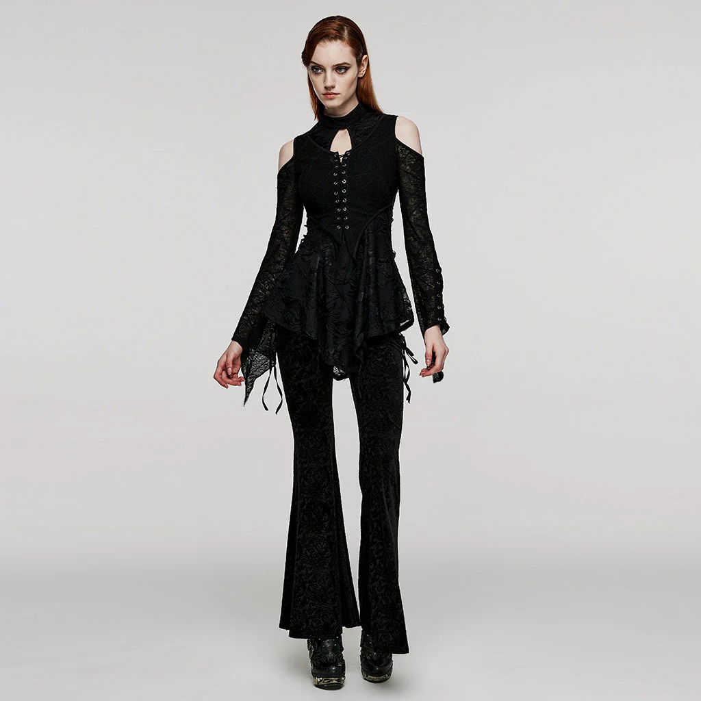 DT-794TCF Goth Drop-Neck Daily T-Shirt - Image 4