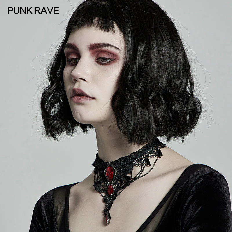 WS-469LHF Goth Gem Necklace - Image 2