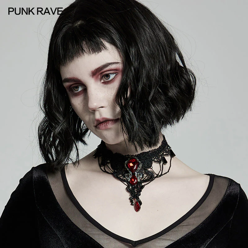 WS-469LHF Goth Gem Necklace - Image 3