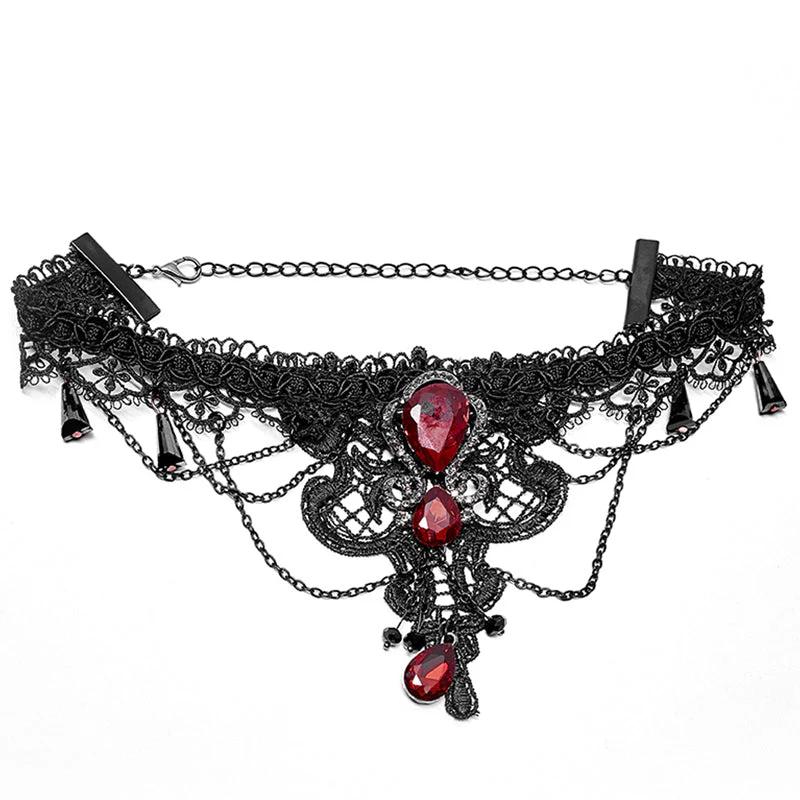 WS-469LHF Goth Gem Necklace - Image 4