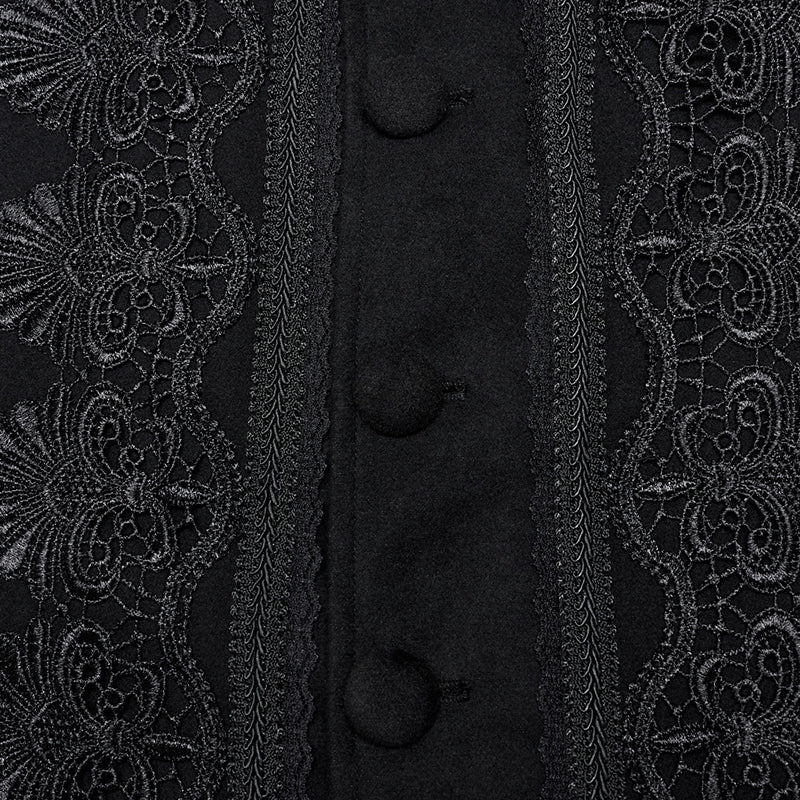 WY-1411DPM Goth gorgeous long cloak - Image 5