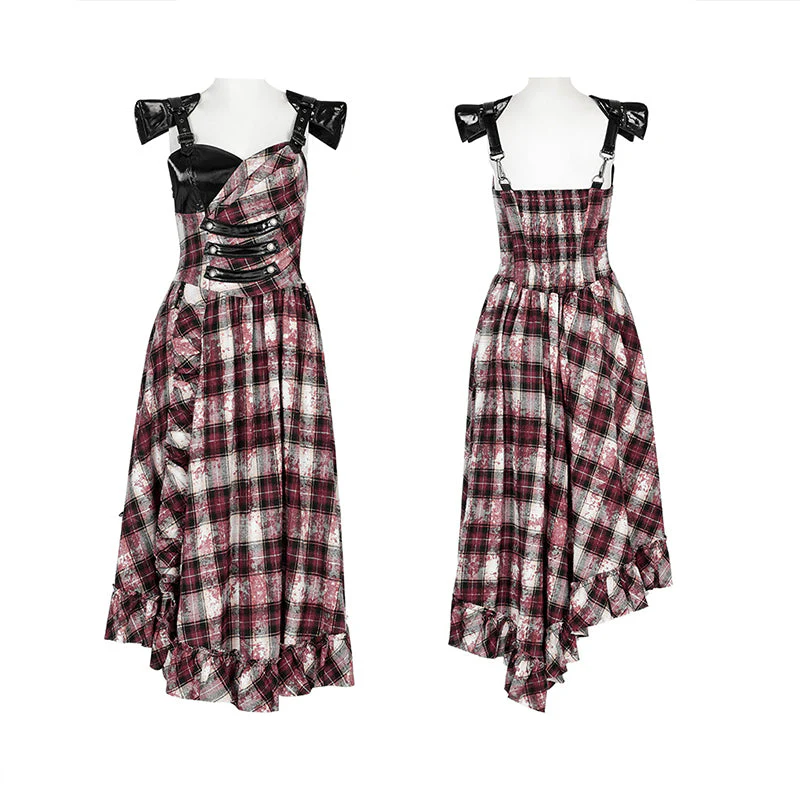 WQ-608LQF Goth Gorgeous Print Dress - Image 4