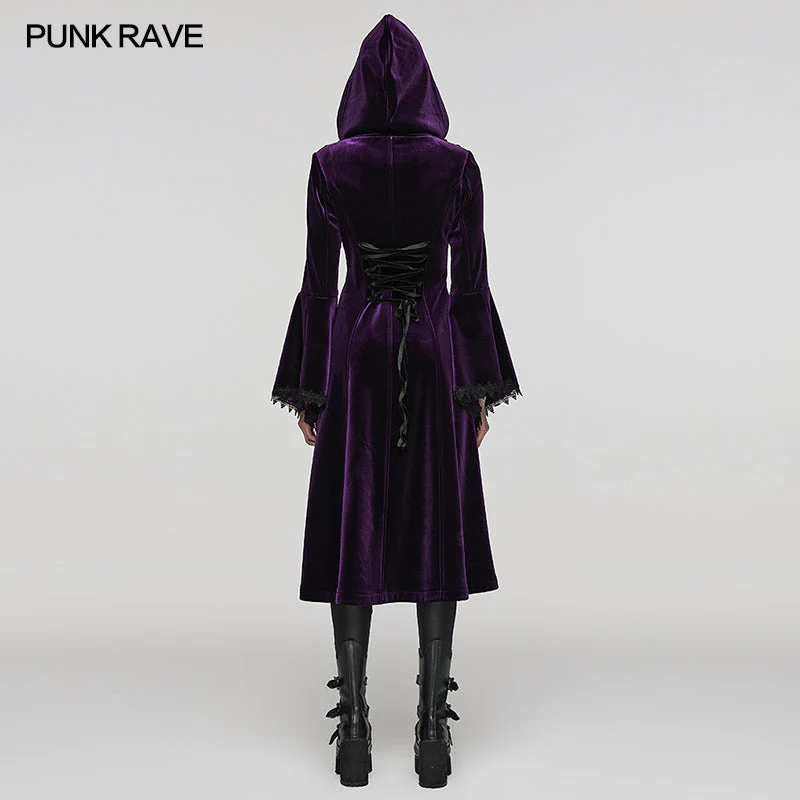 DY-1510LCF Goth Gorgeous Velvet Coat - Image 3