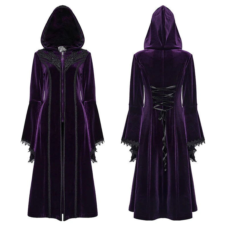 DY-1510LCF Goth Gorgeous Velvet Coat - Image 4
