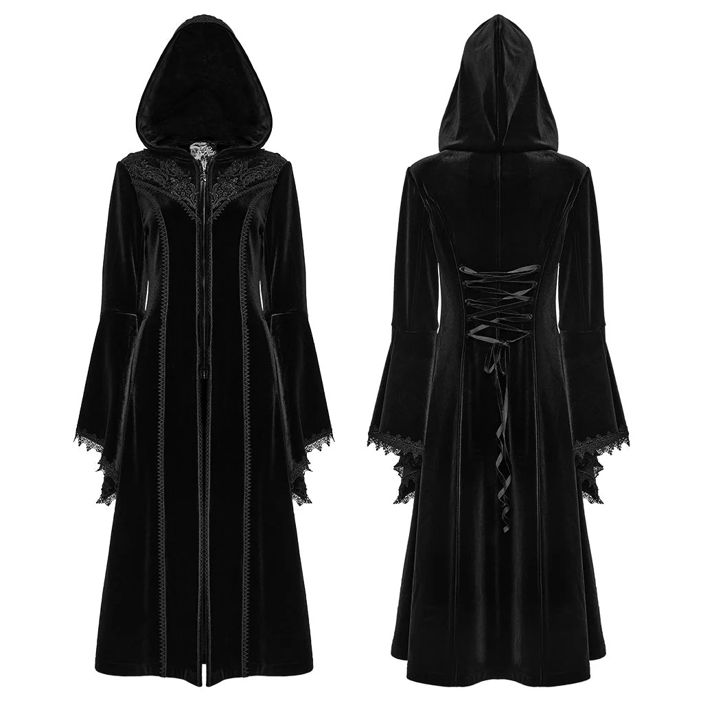 DY-1510LCF Goth Gorgeous Velvet Coat - Image 9