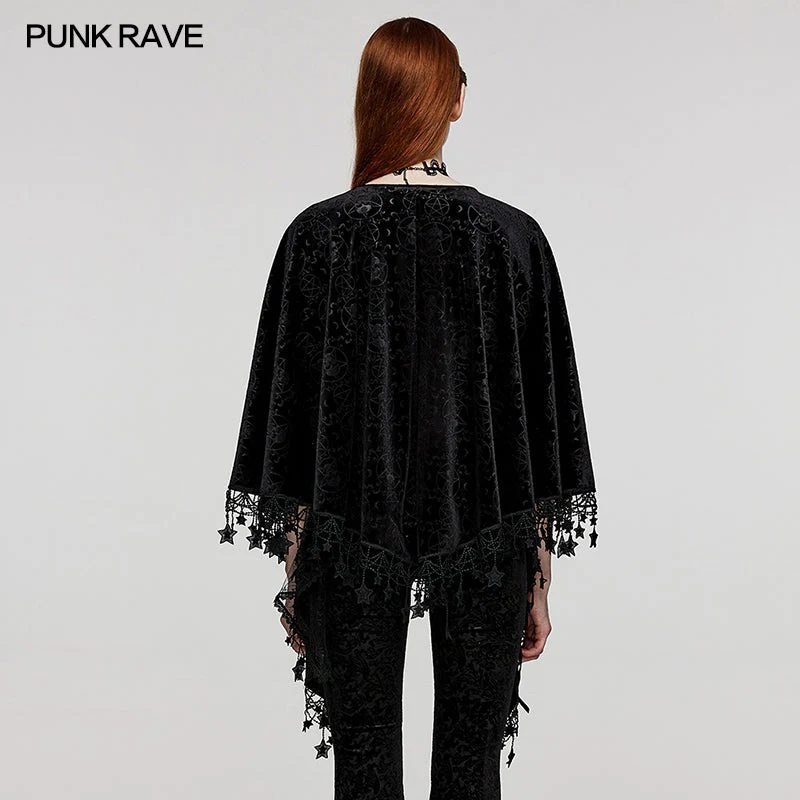 DY-1546DPF Goth pentacle shawl - Image 3