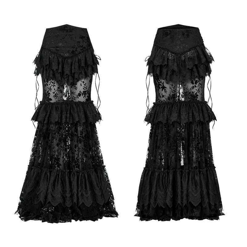 WQ-629BQF Goth Perspective Gorgeous Skirt - Image 4