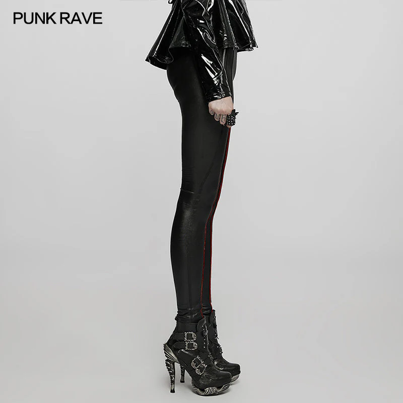 DK-511PCF Goth sexy basic legging - Image 2