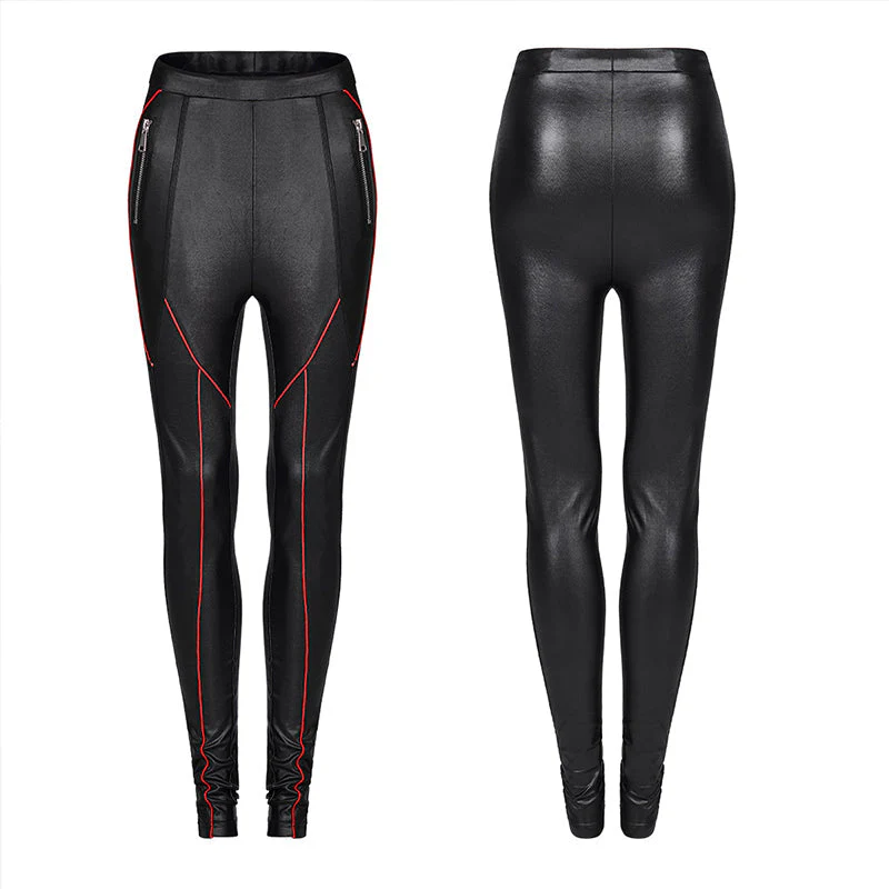 DK-511PCF Goth sexy basic legging - Image 4