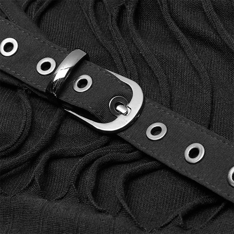 DQ-531LQF Goth sexy braces skirt - Image 5