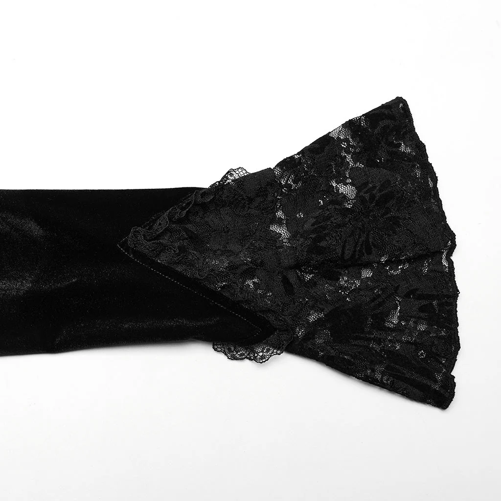 DQ-664LQF Goth sexy lace dress - Image 5