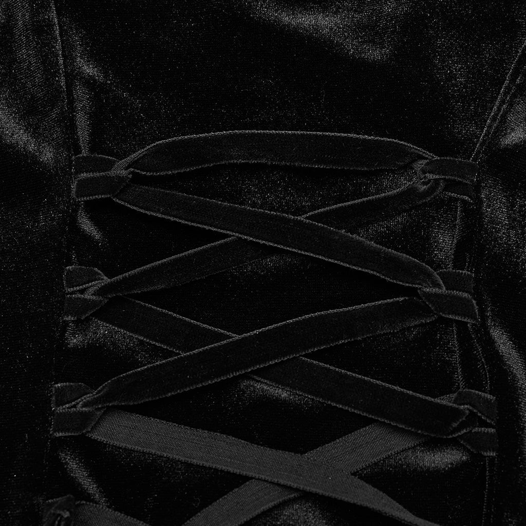 DQ-664LQF Goth sexy lace dress - Image 6