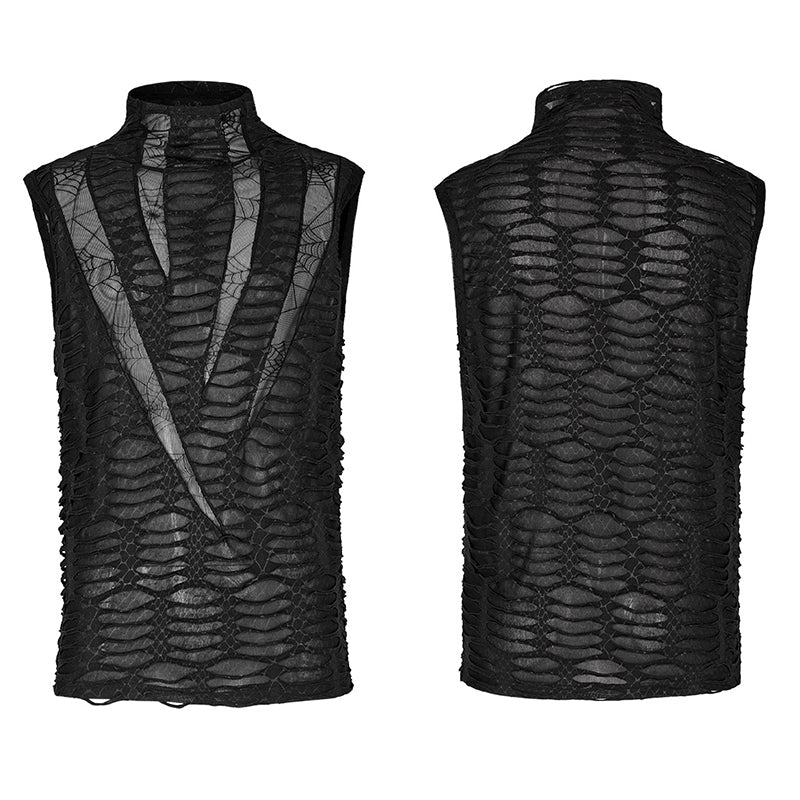 WT-777BXM Goth sharp teeth vest - Image 3