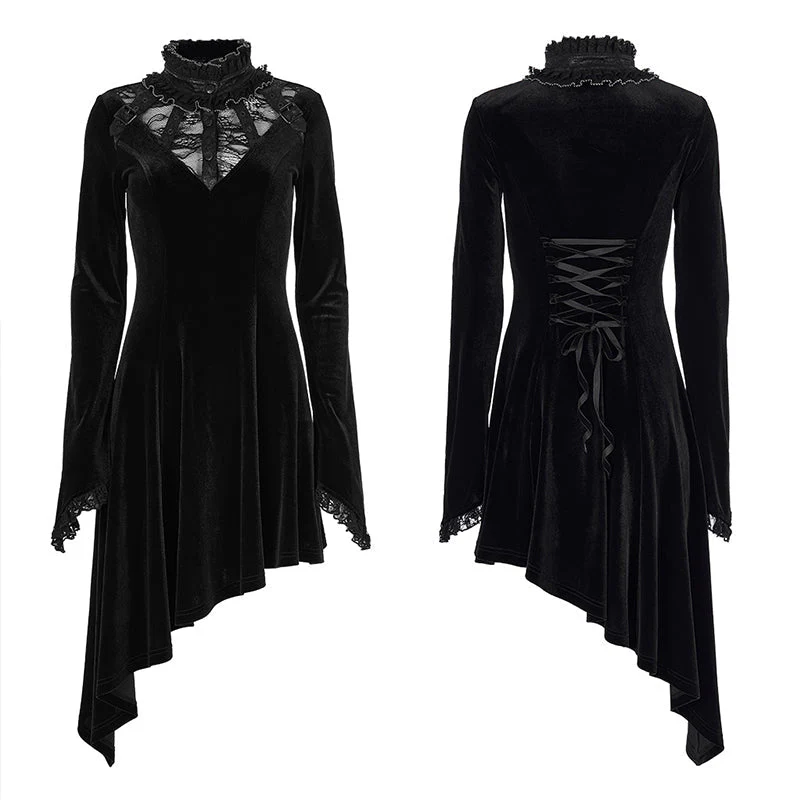 WQ-584LQF WQ-584LQF Gothic asymmetric dress - Image 4