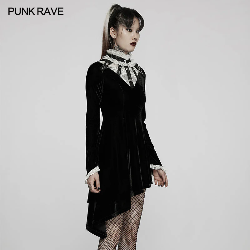 WQ-584LQF WQ-584LQF Gothic asymmetric dress - Image 7