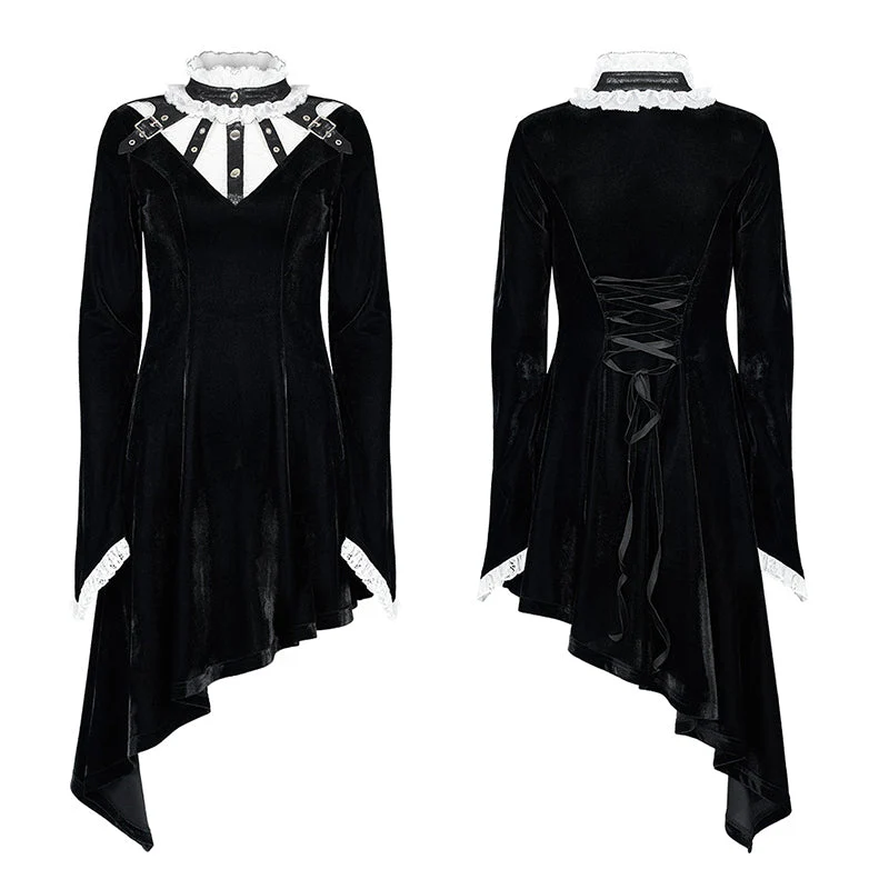 WQ-584LQF WQ-584LQF Gothic asymmetric dress - Image 9