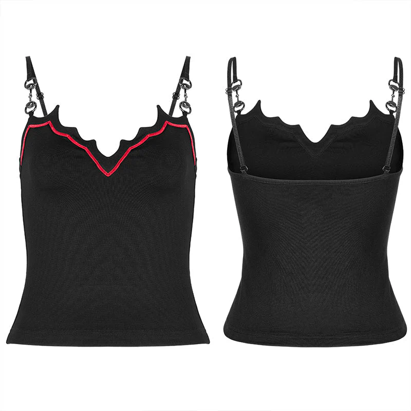 WT-696BXF Gothic Bat Camisoles - Image 4