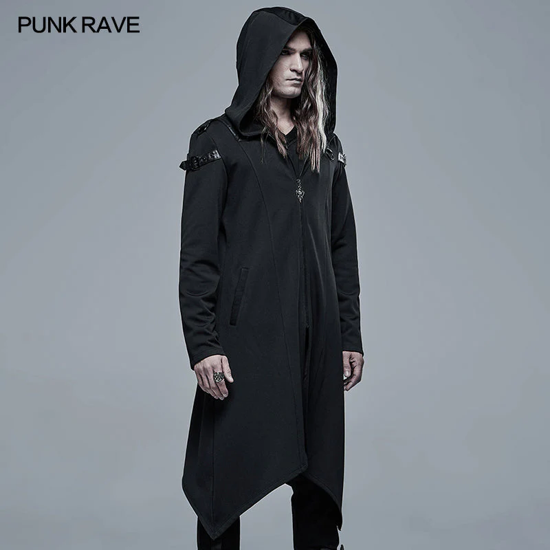 WY-1340XCM Gothic Dark Church Structure Inspired Knitted Jacket - Image 2
