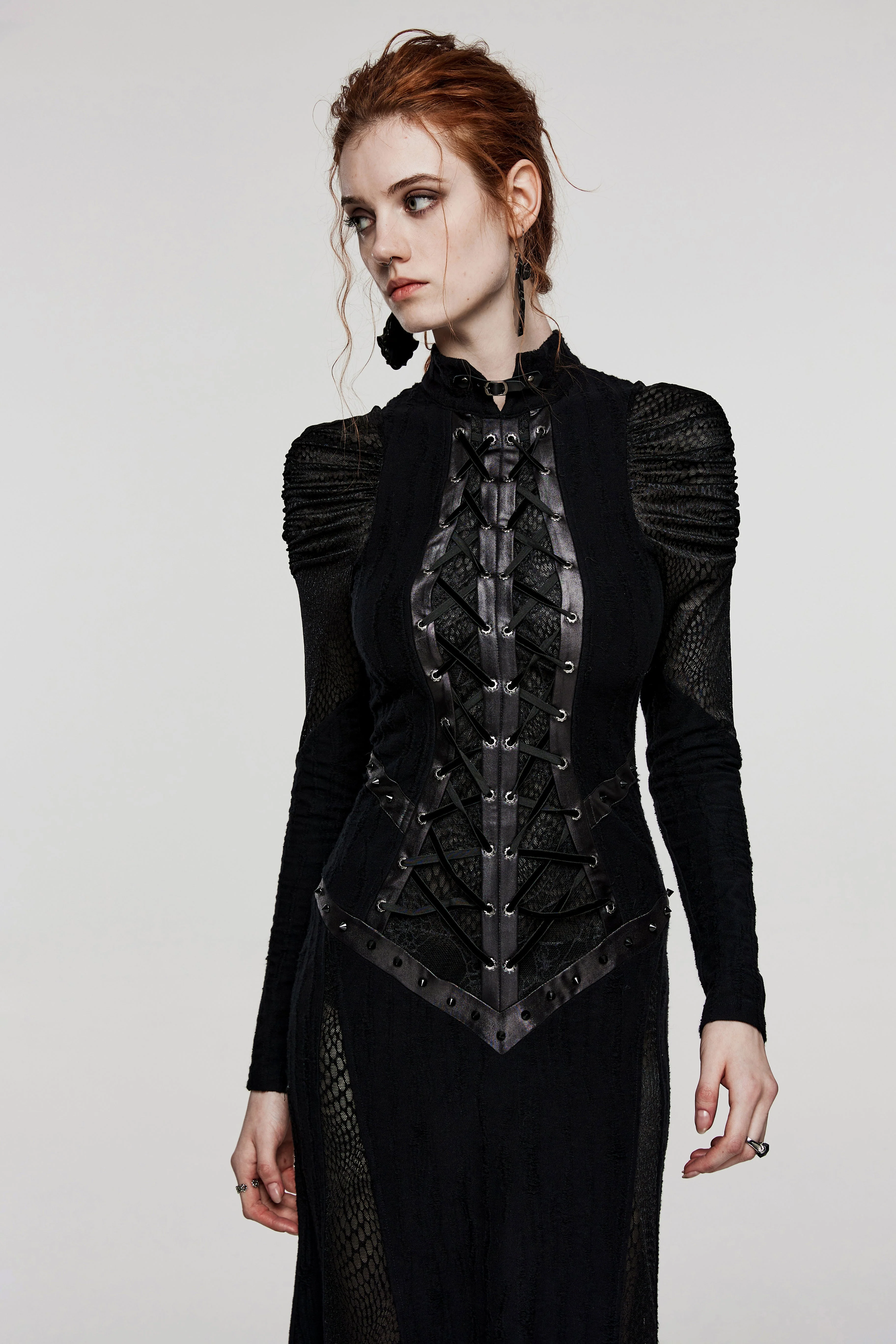 WQ-653LQF Gothic decadent sexy dress - Image 5