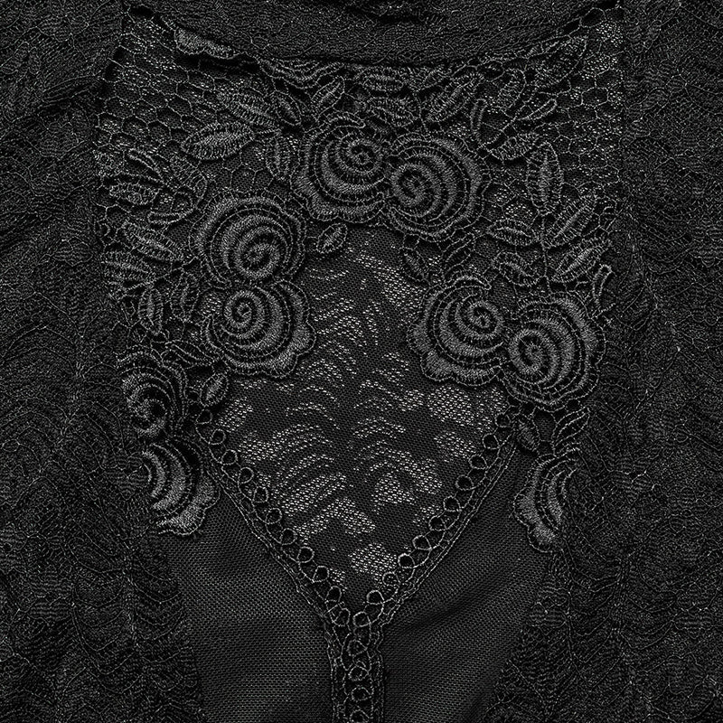 WT-809TCF Gothic Delicate standing collar Shirt - Image 5