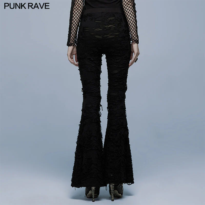 WK-485XCF Gothic flare long pants - Image 3