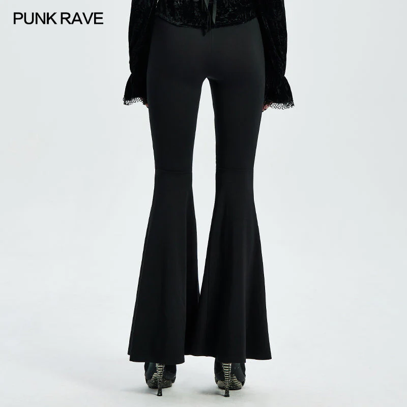 WK-458DDF Gothic flared trousers - Image 3