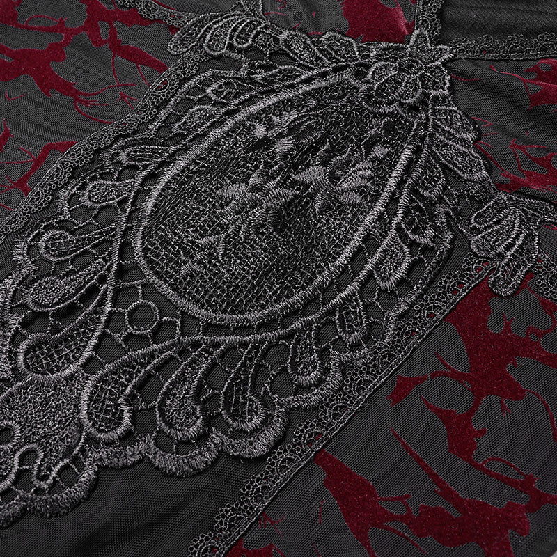 OQ-388 Gothic Goddess Classical Mid-length Dress - Image 4