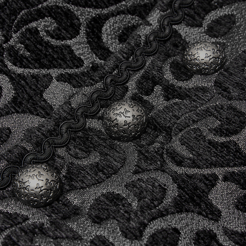 WY-1244MJM Gothic Gorgeous Jacquard Vest - Image 4