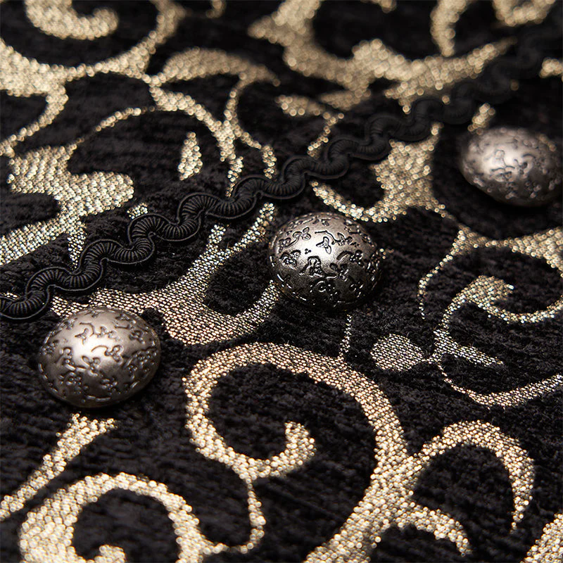 WY-1244MJM Gothic Gorgeous Jacquard Vest - Image 5