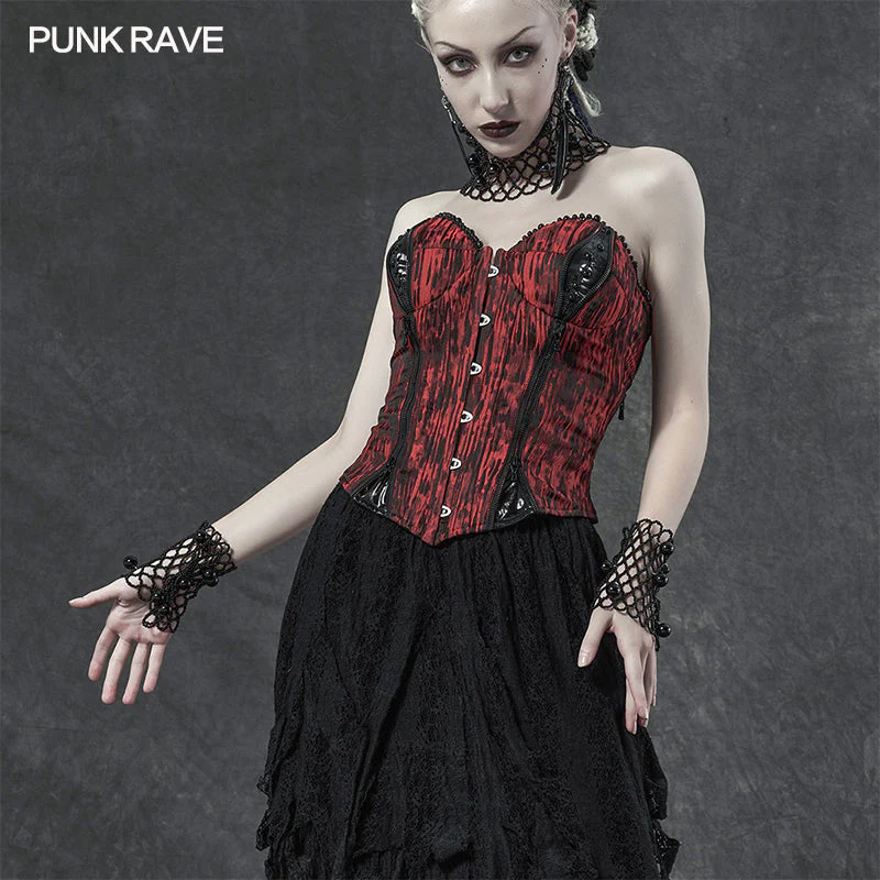WS-410SSF Gothic gorgeous pearl sleeves and collar three-piece set - Image 2