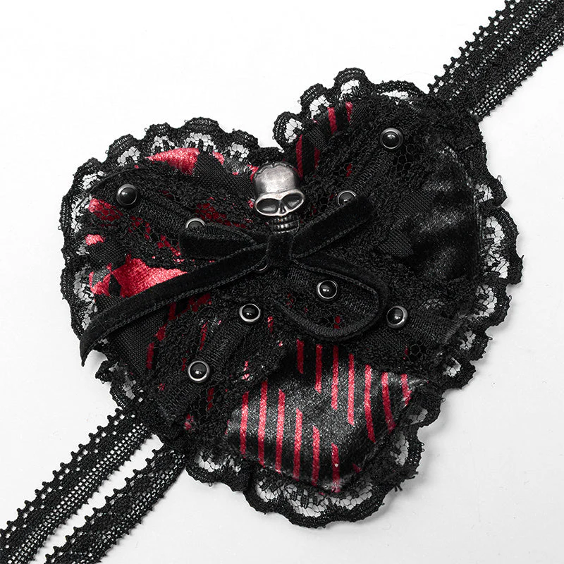 WS-489FSF Gothic heart eye mask - Image 5
