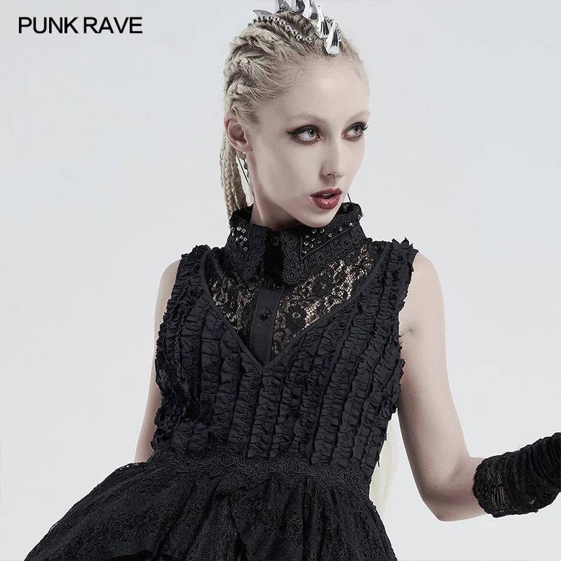 WS-411LHF Gothic independent lace collar