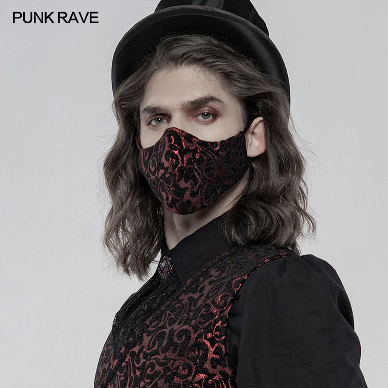 WS-389KZM Gothic Jacquard Masks