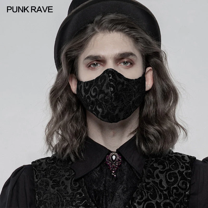 WS-389KZM Gothic Jacquard Masks - Image 3