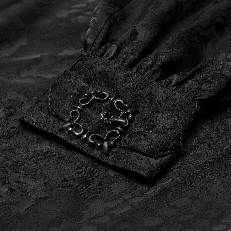 WY-1279CCM Gothic jacquard shirt - Image 5