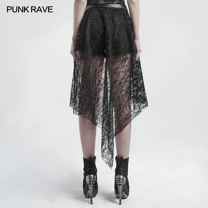 WS-408YDF Gothic lace mesh belt - Image 3