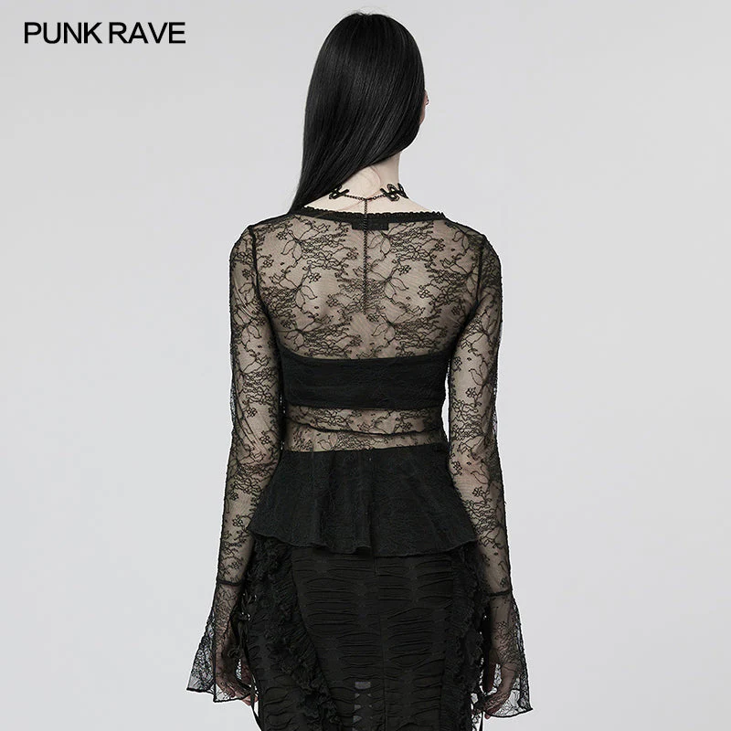 WT-719TCF Gothic light lace T-shirt - Image 3