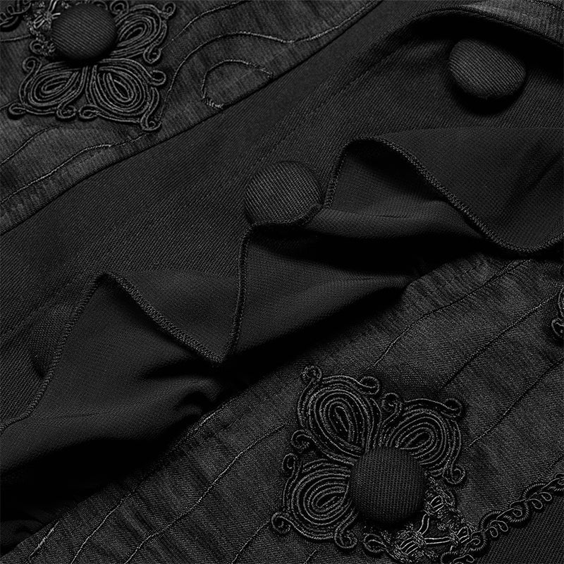 WY-1373MJM Gothic noble jacquard vest - Image 5