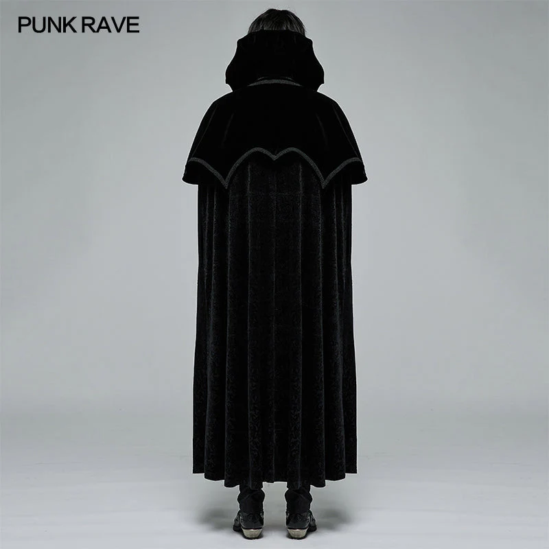 WY-1378DPM Gothic noble night Cloak - Image 3