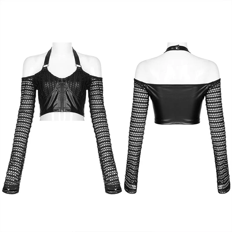 WT-690TCF Gothic sexy crop top - Image 4