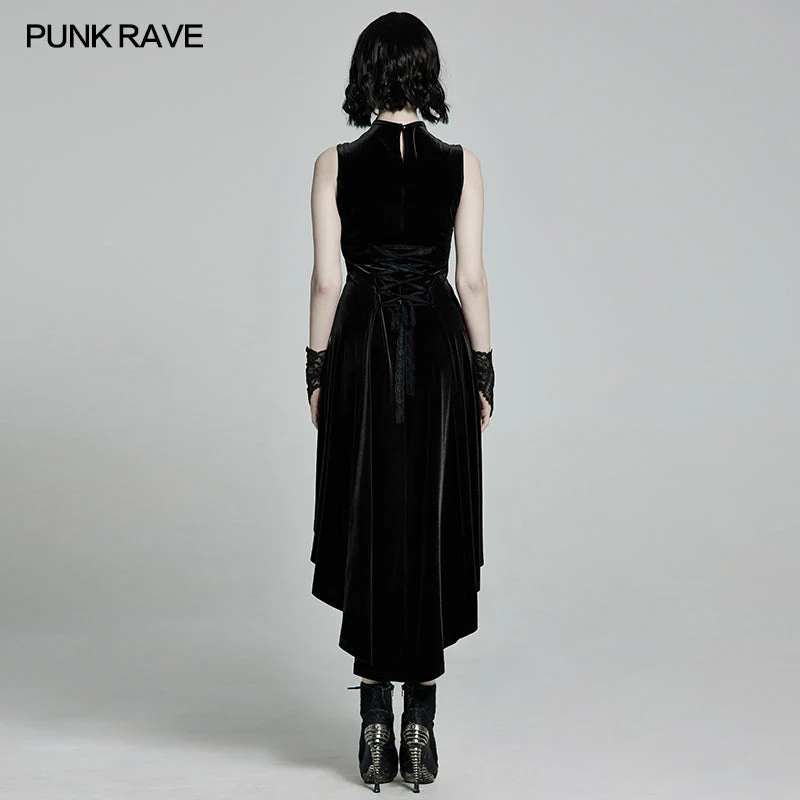 Punk Rave WQ-523LQF Sexy Retro Elegant Gothic Dress - Image 3