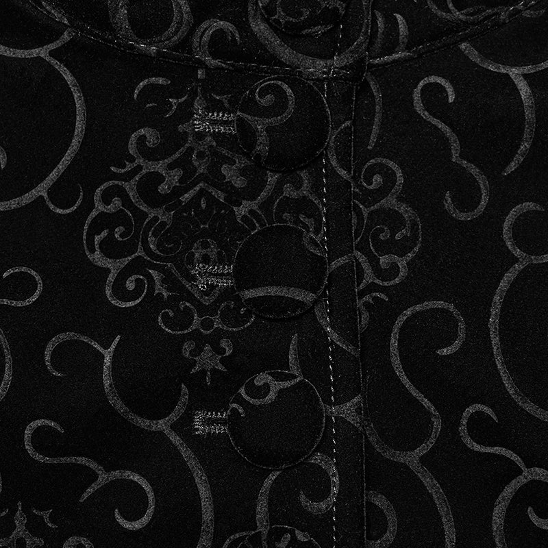 WY-1522XDF Gothic velvet  blossom  Bolero - Image 5