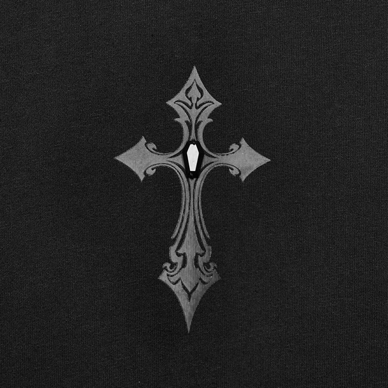 WT-839WYF Hand-stitched Goth Hoodie - Image 5