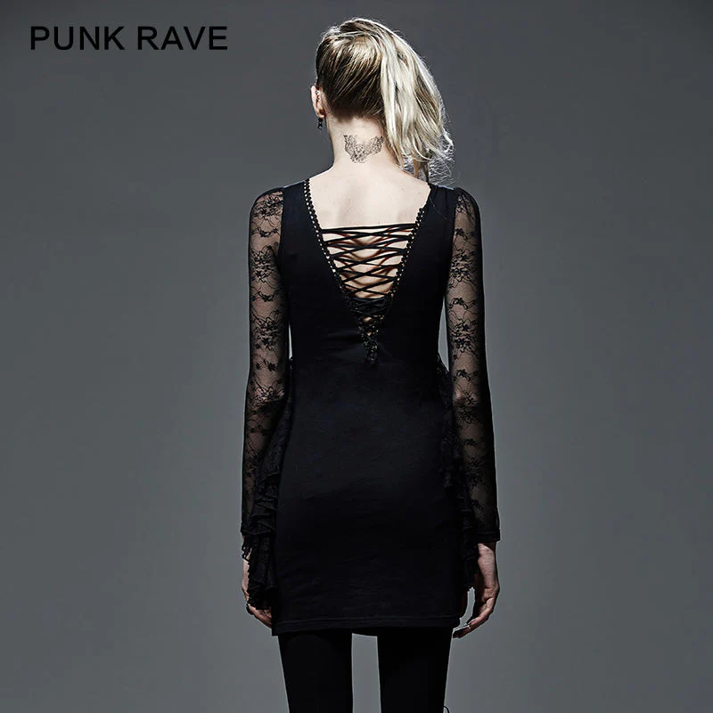 Q-261 High Quality Sexy Expensive Young Ladies Evening Gothic Dresses - Image 2