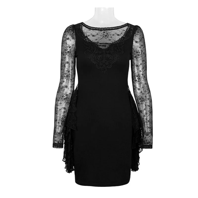Q-261 High Quality Sexy Expensive Young Ladies Evening Gothic Dresses - Image 4
