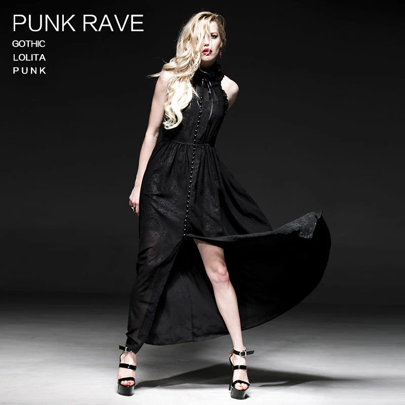 Q-235 Hot Sale Sexy Fashionable Elegant Prom Night Lace Gothic Dresses