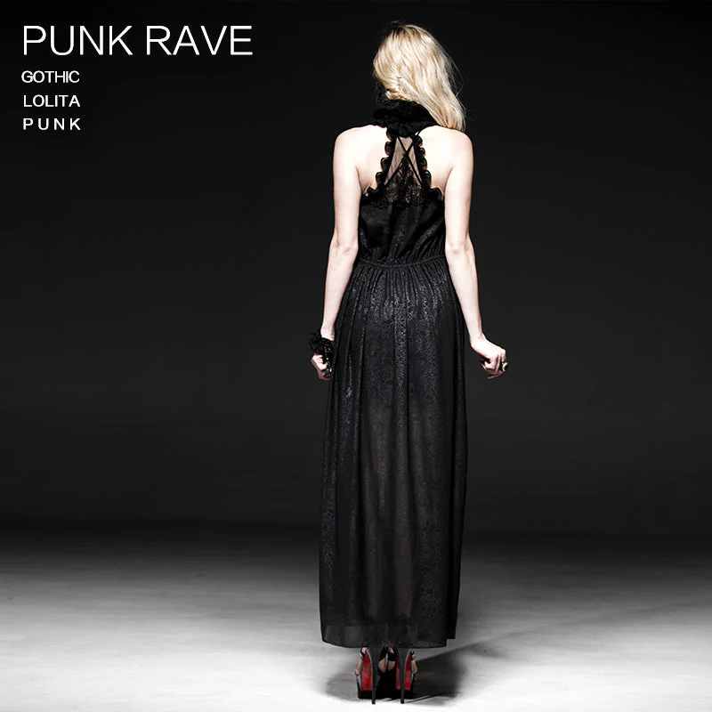 Q-235 Hot Sale Sexy Fashionable Elegant Prom Night Lace Gothic Dresses - Image 2